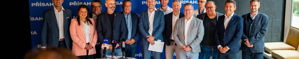Lídři hnutí Přísaha pro volby do Poslanecké sněmovny