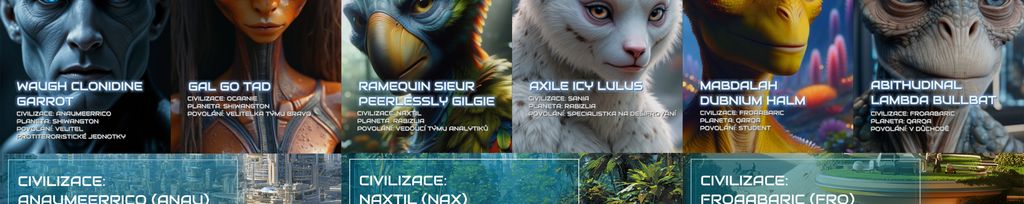 Star Peace: Vzestup teroru - 6 hlavních postav a 3 hlavní planety