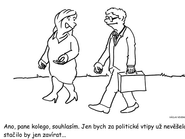 Kreslený vtip - suchý únor - Seznam Médium
