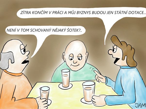 Kreslený vtip: Polsko zrušilo domácí úkoly pro děti, jak je to u nás ...