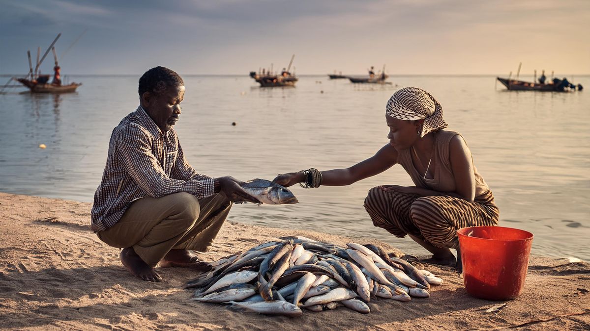 Afriku drtí chudoba. Platba sexem za ryby není nic výjimečného