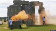 Proč postříkali klimaaktivisté Stonehenge?