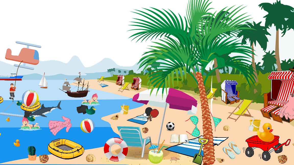 Širé moře, horká pláž, kde toho svého psa máš? Ztratil se? Tak hledejte ...