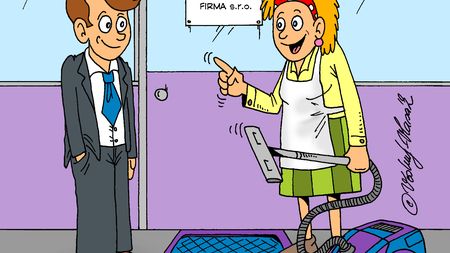 Aktivní uklízečka velké firmy 