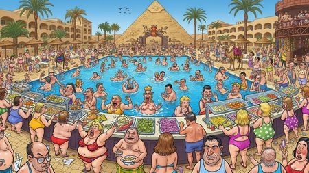 Egyptský resort: Pravý ráj pro odvážné (nebo ty s trvalým poškozením mozku)