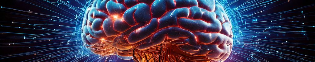 Firefly A human brain connected with glowing digital wires to a chaotic, vibrant cloud of code, cine