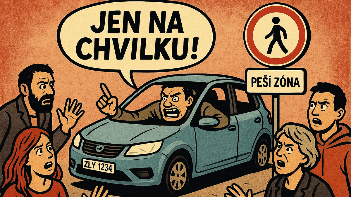 Jen na chvilku v pěší zóně Médium.cz