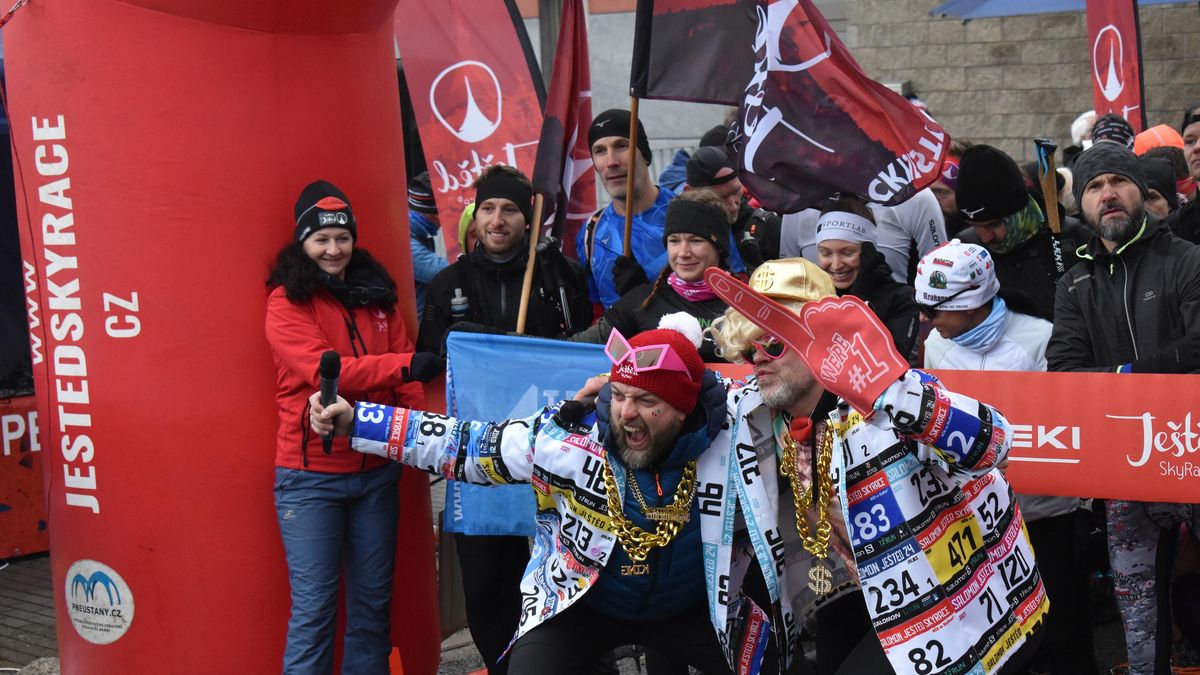 SkyRace v zimě na Ještědu - Závody v běhu na ledu i sněhu - Médium.cz