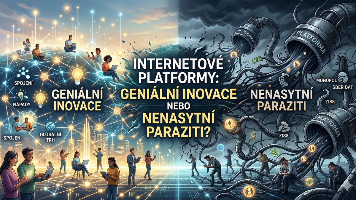 Internetové platformy: geniální inovace nebo nenasytní paraziti?