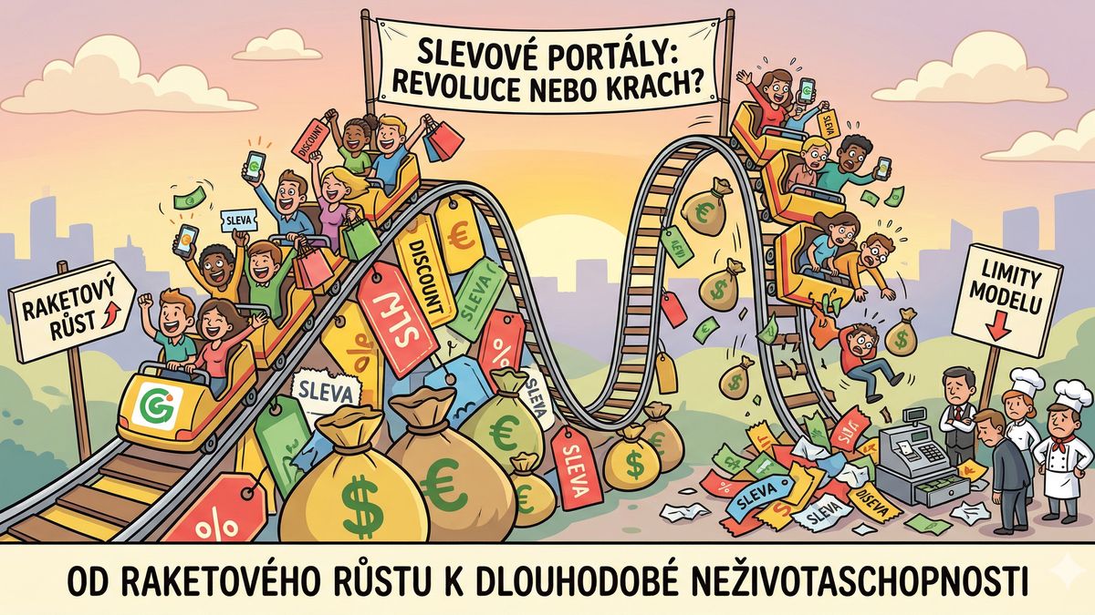 Slevové portály: revoluční nápad, nebo strukturálně neživotaschopný model?