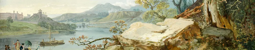 Paul Sandby - The River Severn at Shrewsbury